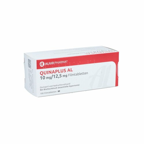 Quinaplus AL 10mg/12.5mg Filmtabletten, 100 Stk., Aliud Pharma GmbH