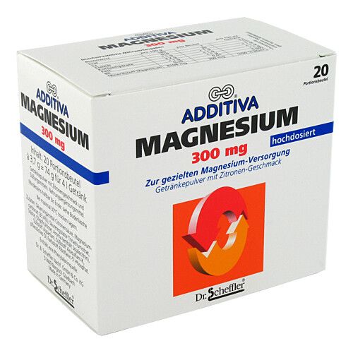 ADDITIVA Magnesium 300 mg Pulver, 20 Stk., Dr. B. Scheffler Nachf. GmbH & Co. KG