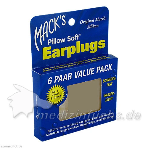 MACKS Earpluggs, 6x2 Stk., AAFI TRADING GmbH