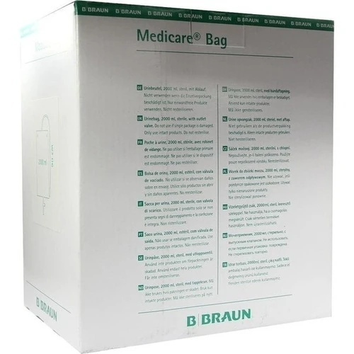 Medicare Bag 2000ml ster.m.90cm Schlauch u.Ablauf, 10 Stk., B. Braun Melsungen AG