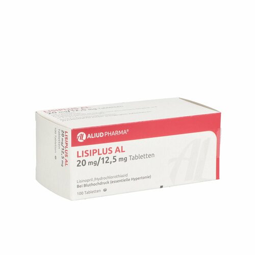 Lisiplus AL 20mg/12.5mg Tabletten, 100 Stk., Aliud Pharma GmbH