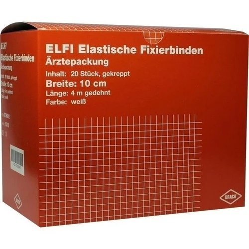 DracoELFI Elast. Fixierbinde gekreppt 4mx10cm, 20 ST,  Dr. Ausbüttel & Co. GmbH 