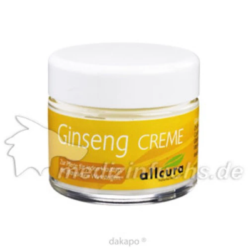 Ginseng Creme, 50 ml, Allcura Naturheilmittel GmbH