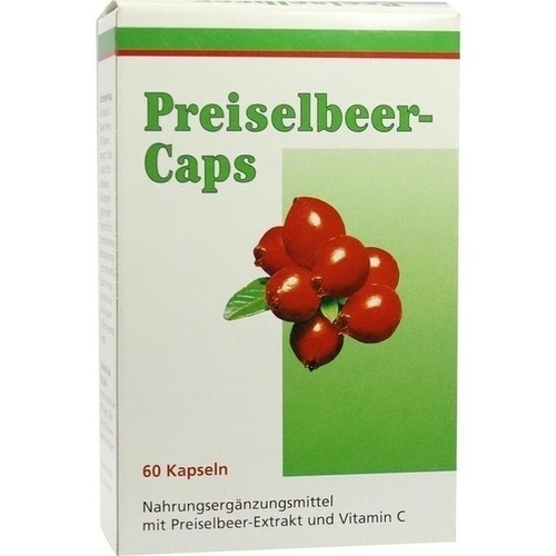 Preiselbeer Caps, 60 Stk., merosan Di&auml;tvertrieb GmbH