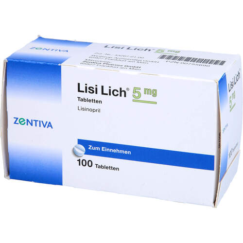 Lisi Lich 5mg, 100 ST, Zentiva Pharma GmbH