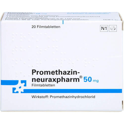 Promethazin-neuraxpharm 50mg, 20 Stk., neuraxpharm Arzneimittel GmbH