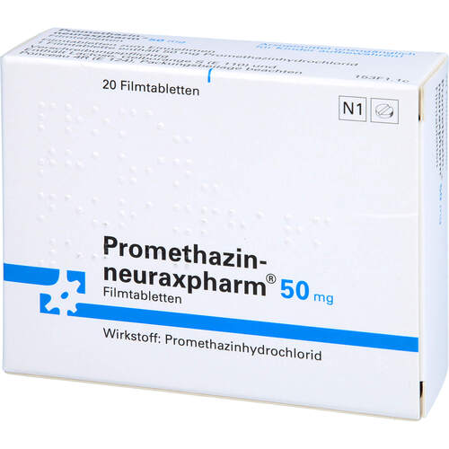 Promethazin-neuraxpharm 50mg, 20 Stk., neuraxpharm Arzneimittel GmbH