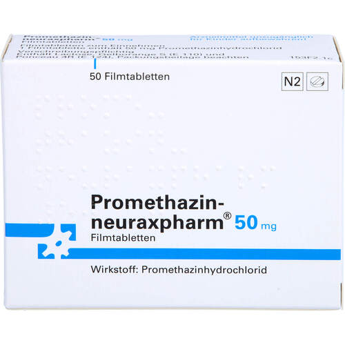 Promethazin-neuraxpharm 50mg, 50 ST, neuraxpharm Arzneimittel GmbH