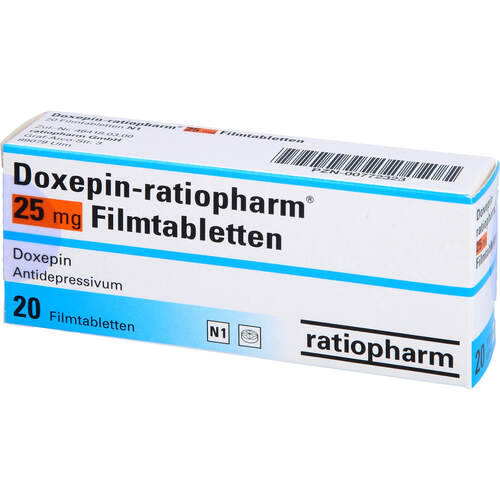 Doxepin-ratiopharm 25mg, 20 Stk., ratiopharm GmbH