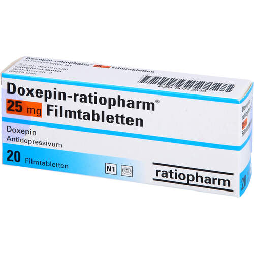 Doxepin-ratiopharm 25mg, 20 ST, ratiopharm GmbH