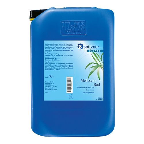 SPITZNER Balneo Melisse Ölbad, 10000 ml, Dr.Willmar Schwabe GmbH & Co.KG