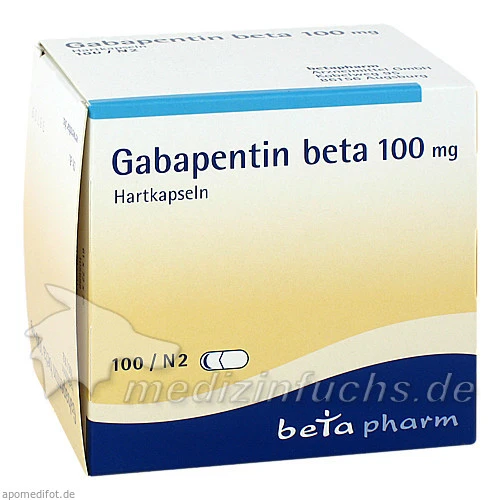 Gabapentin beta 100mg Hartkapseln, 100 Stk., betapharm Arzneimittel GmbH