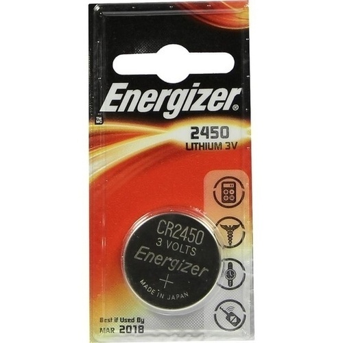Energizer Lithium CR2450 Batterie, 1 Stk., Wellneuss GmbH & Co. KG
