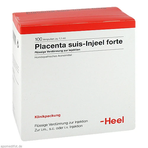 PLACENTA SUIS INJ F ORG, 100 ST, Biologische Heilmittel Heel GmbH