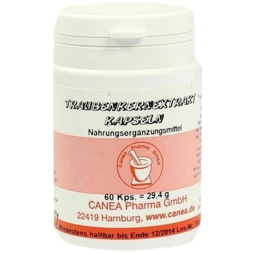 Traubenkernextrakt-Kapseln, 60 Stk., Pharma Peter GmbH