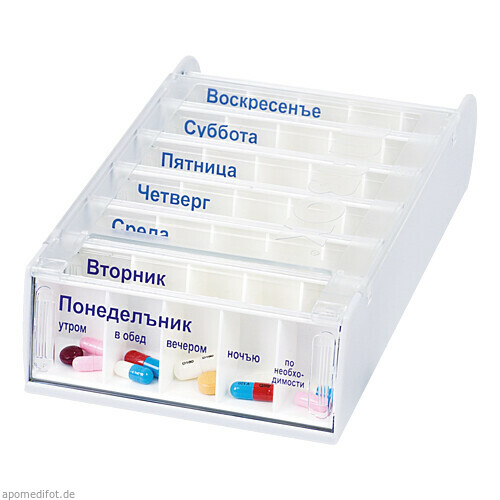 ANABOX 7 Tage Russisch weiss, 1 Stk., Wepa Apothekenbedarf GmbH & Co. KG