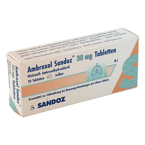AMBROXOL Sandoz 30 mg Tabletten, 20 Stk., HEXAL AG