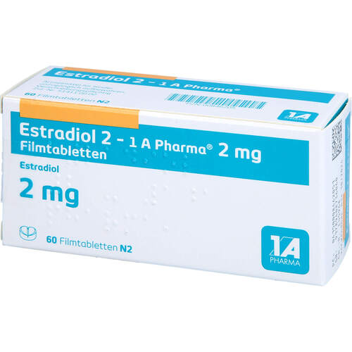 Estradiol 2 - 1 A Pharma, 60 Stk., 1 A Pharma GmbH