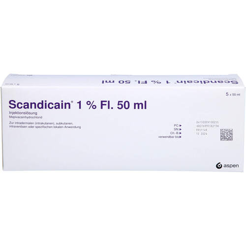 SCANDICAIN 1%, 5x50 ml, HEXAL AG