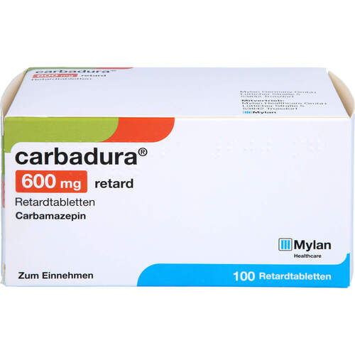 carbadura 600mg retard, 100 ST, Viatris Healthcare GmbH