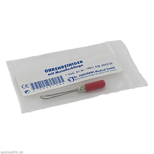 Ohrenreiniger mit Metallschlinge, 1 Stk., Dr. Junghans Medical GmbH