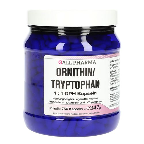 Ornithin/Tryptophan 1:1 GPH Kapseln, 750 Stk., Hecht-Pharma GmbH