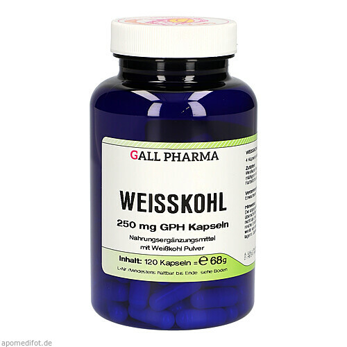 Weißkohl 250mg GPH Kapseln, 120 ST, Hecht-Pharma GmbH