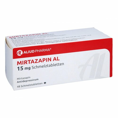 Mirtazapin AL 15mg Schmelztabletten, 48 Stk., Aliud Pharma GmbH