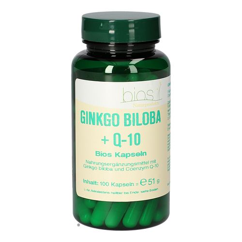Ginkgo Biloba + Q10 Bios Kapseln, 100 Stk., Bios Medical Services