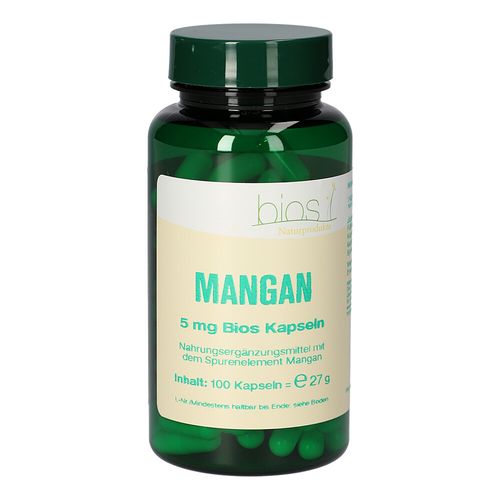Mangan 5mg Bios Kapseln, 100 Stk., Bios Medical Services