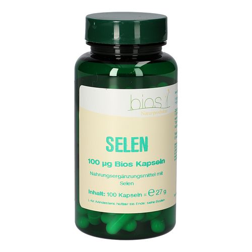 Selen 100ug Bios Kapseln, 100 Stk., Bios Medical Services Selen 100ug Bios Kapseln, 100 Stk., Bios Medical Services
