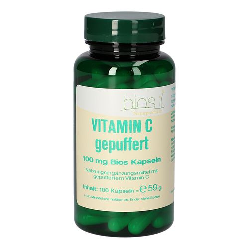 Vitamin C gepuffert 100mg Bios Kapseln, 100 Stk., Bios Medical Services