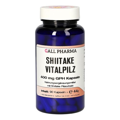 Shiitake Vitalpilz 400mg GPH Kapseln, 90 Stk., Hecht-Pharma GmbH Shiitake Vitalpilz 400mg GPH Kapseln, 90 Stk., Hecht-Pharma GmbH
