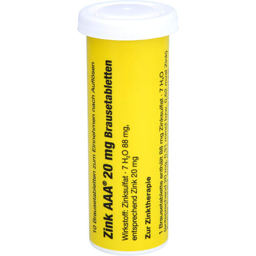 ZINK AAA 20 mg Brausetabletten, 20 Stk., AAA - Pharma GmbH