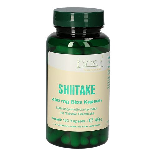 Shiitake 400mg Bios Kapseln, 100 Stk., Bios Medical Services