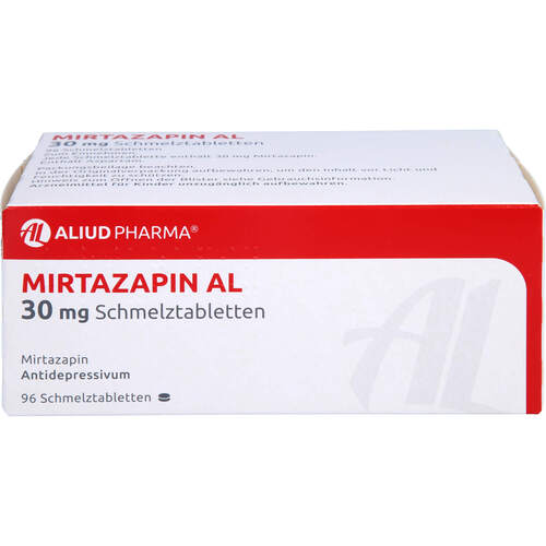 Mirtazapin AL 30mg Schmelztabletten, 96 Stk., Aliud Pharma GmbH