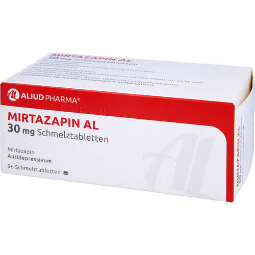Mirtazapin AL 30mg Schmelztabletten, 96 Stk., Aliud Pharma GmbH