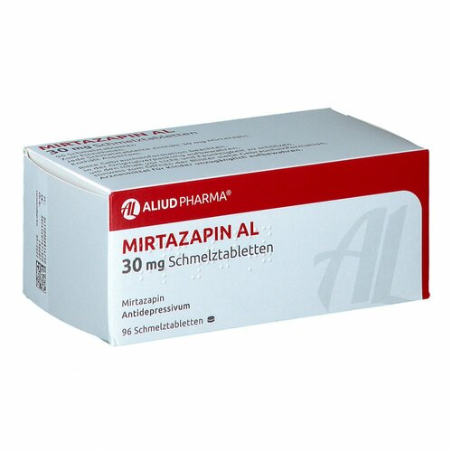 Mirtazapin AL 30mg Schmelztabletten, 96 Stk., Aliud Pharma GmbH