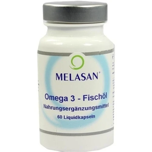 Omega-3 Fettsaeure Kapseln, 60 Stk., Melasan Produktions- und Vertriebsges. m.b.H.