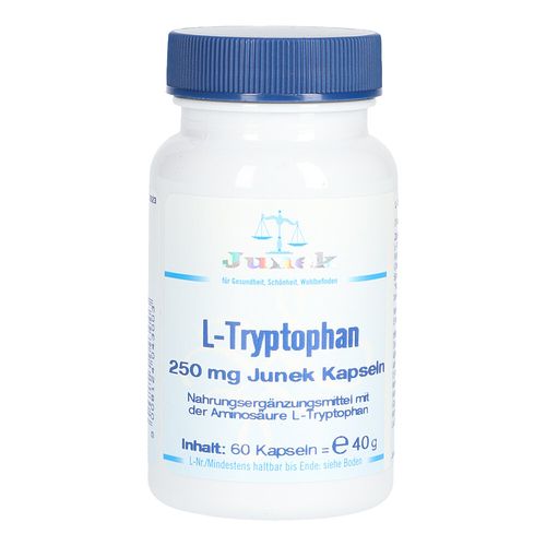 L-Tryptophan 250mg Junek Kapseln, 60 Stk., Bios Medical Services L-Tryptophan 250mg Junek Kapseln, 60 Stk., Bios Medical Services