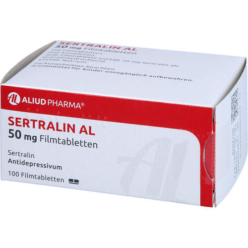 Sertralin AL 50mg Filmtabletten, 100 Stk., Aliud Pharma GmbH