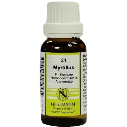 Myrtillus F Komplex 31, 20 ML, Nestmann Pharma GmbH