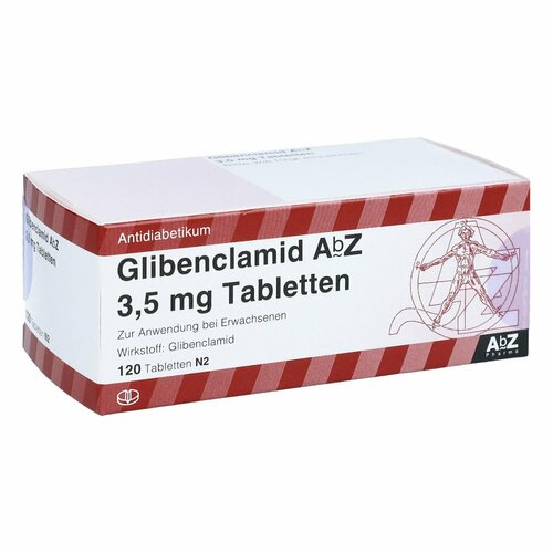 Glibenclamid AbZ 3.5mg Tabletten, 120 Stk., Abz Pharma GmbH