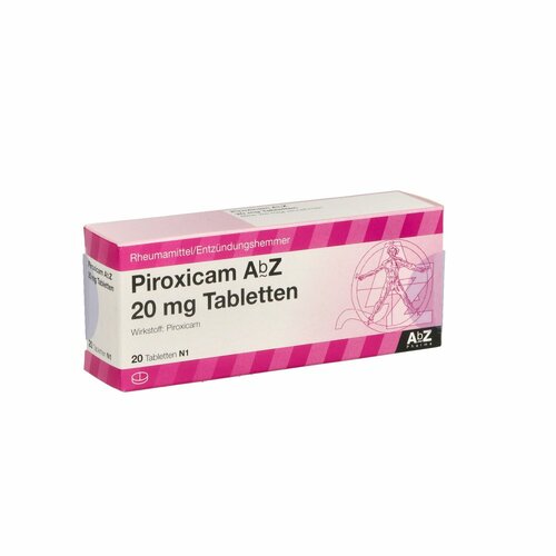Piroxicam AbZ 20 mg Tabletten, 20 Stk., Abz Pharma GmbH