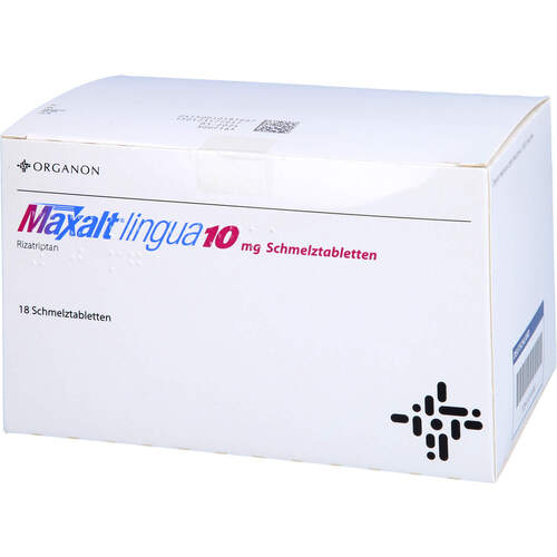 MAXALT lingua 10mg, 18 Stk., Organon Healthcare GmbH
