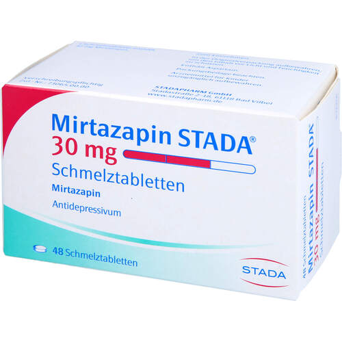 Mirtazapin STADA 30mg Schmelztabletten, 48 Stk., STADAPHARM GmbH