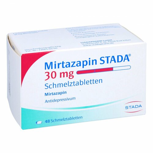 Mirtazapin STADA 30mg Schmelztabletten, 48 Stk., STADAPHARM GmbH