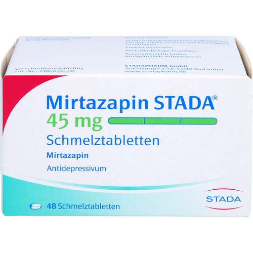 Mirtazapin STADA 45mg Schmelztabletten, 48 Stk., STADAPHARM GmbH