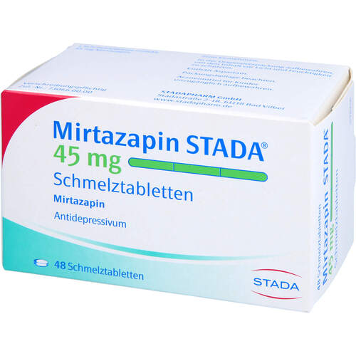 Mirtazapin STADA 45mg Schmelztabletten, 48 Stk., STADAPHARM GmbH