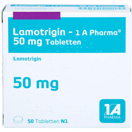 Lamotrigin-1A Pharma 50mg Tabletten, 50 Stk., 1 A Pharma GmbH